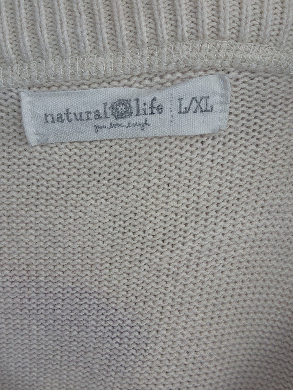 Natural Life Taylor Oversized Tie-Dye Cotton Sweater Size Large/XL - Picture 5 of 5